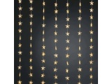 48 Led Λαμπάκια Κουρτίνα Αστέρια 65cm Θερμά με Πράσινο Καλώδιο & Πρόγραμμα 120cm 5m (X0848122)