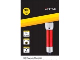 Entac Φακός 1W 5LED Μπρελόκ Κόκκινο 3xLR44 (EFL-5LED-KC-R)