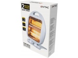 Entac Θερμαντικό 800W Quartz Λευκό (EPQH-0.8KW)