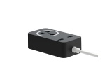 XO Πολύπριζο EU 1 Θέσης & 2 USB με καλώδιο 1.8m Μαύρο (WL03)
