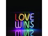 Aca Led Διακοσμητικό Love Wins 5V USB NEON Led (X131203718)