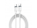 XO Καλώδιο Φόρτισης Type C σε Type C 1m 60W Λευκό (NB208B)