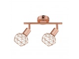 Aca Δίφωτο Φωτιστικό Οροφής - Τοίχου Χάλκινο (MC15612C)