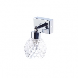 Aca Επιτοίχιο Φωτιστικό Χρώμιο (AD757141)