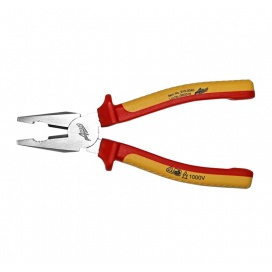 Adeleq Πένσα 200mm VDE 1000V με Κίτρινη-Κόκκινη Λαβή (915-0040)