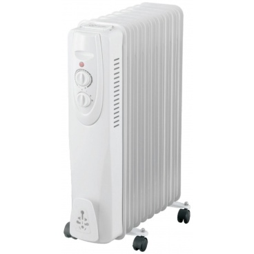 Entac Καλοριφέρ Λαδιού με 9 Φέτες 2000W Λευκό (EOH-9FIN)