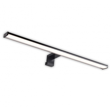 Adeleq Επιτοίχιο Led Φωτιστικό Μπάνιου 12W 4000K Μαύρο (3-601211)