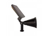 Spotlight Ηλιακό Καρφωτό Φωτιστικό Εδάφους 4W RGB Μαύρο (6491)