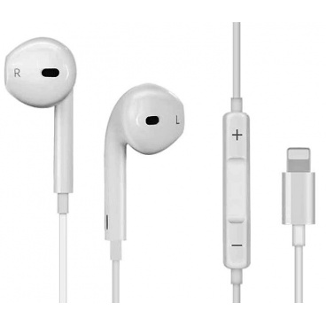 XO EP45 In-ear Handsfree Lightning 1.2m Λευκό (XO EP45 WHITE)