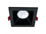 Spotlight Χωνευτό Σταθερό Spot Μαύρο (6526)