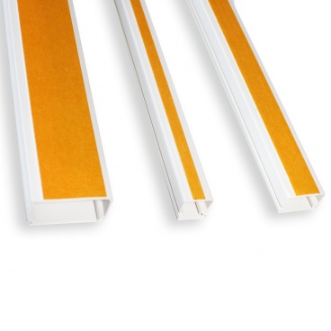Aca PVC Κανάλι 16x16 με αυτοκόλλητη ταινία 2 μέτρων (NX1616WST)