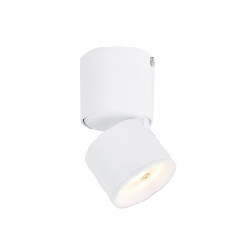 Aca Led Μονόφωτο Φωτιστικό Οροφής - Τοίχου 5W 3000K Λευκό (RA33LEDS6WH)