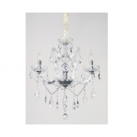 InLight Τρίφωτο Κρεμαστό Φωτιστικό Χρώμιο (5244-3)