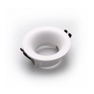 Σποτ Χωνευτό Στρογγυλό Βαθύ Σταθερό GU10 Λευκό (21-4700)