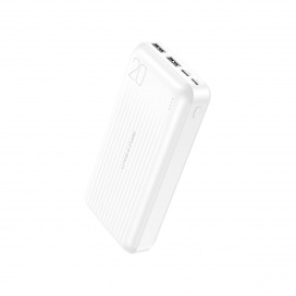 XO PB302 Power Bank 20000mAh με 2 Θύρες USB-A Λευκό