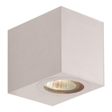 Arte Illumina Απλίκα Τοίχου Down Τετράγωνη GU10 IP54 Λευκή (145-82070)