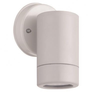 Arte Illumina Απλίκα Τοίχου Down Στρογγυλή Πλαστική IP65 GU10 Λευκή (145-82050)