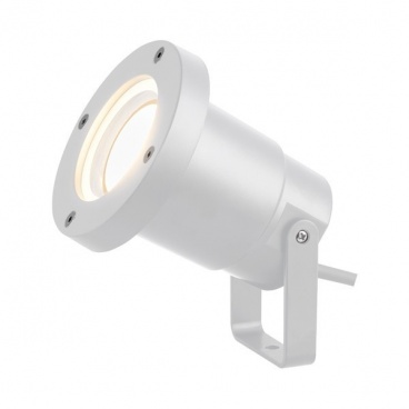 Arte Illumina Σποτ Κήπου Πλαστικό GU10 IP65 220-240V Ø95x100 Λευκό (145-82023)