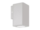 Arte Illumina Απλίκα Τοίχου Τετράγωνη Down Πλαστική GU10 Λευκή (145-82000)