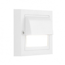Arte Illumina Φωτιστικό Τοίχου LED 6W 135x135x55 3CCT IP65 Λευκό SENARIO (145-52124)