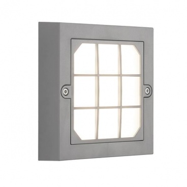 Arte Illumina Φωτιστικό Τοίχου LED 6W 135x135x32 3CCT IP65 Γραφίτης SENARIO (145-52123)