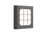 Arte Illumina Φωτιστικό Τοίχου LED 6W 135x135x32 3CCT IP65 Γκρι SENARIO (145-52122)