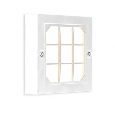 Arte Illumina Φωτιστικό Τοίχου LED 6W 135x135x32 3CCT IP65 Λευκό SENARIO (145-52120)