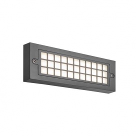 Arte Illumina Φωτιστικό Τοίχου LED 6W 255x30x90 3CCT IP65 Γραφίτης SENARIO (145-52119)