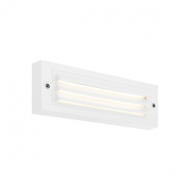 Arte Illumina Φωτιστικό Τοίχου με Γρίλιες LED 6W 255x42x90 3CCT IP65 Λευκό SENARIO (145-52108)