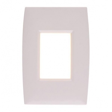 Arte Illumina Απλίκα Τοίχου Χωνευτή (ΓΥΨΟΣΑΝΙΔΑΣ) SLIM LED 2W 83x123x35 3000K IP65 Λευκή PLUS (145-52103)