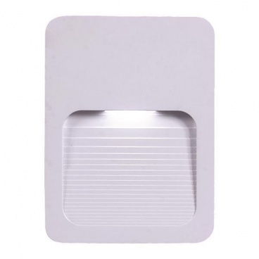 Arte Illumina Απλίκα Τοίχου SLIM LED 2W 120x90x12 3000K IP65 Λευκή PLUS (145-52102)