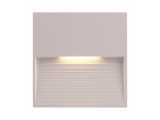 Arte Illumina Απλίκα Τοίχου SLIM LED 3W 120x120x12 3000K IP65 Λευκή PLUS (145-52101)