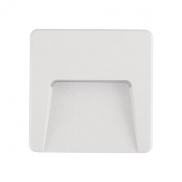 Arte Illumina Φωτιστικό Τοίχου SLIM LED 3W IP65 230V 3CCT 120x120mm Λευκό PRO (145-52096)