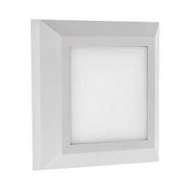 Arte Illumina Φωτιστικό Τοίχου SLIM LED 3W IP65 230V 3CCT 125x125mm Λευκό PRO (145-52084)