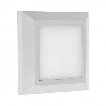 Arte Illumina Φωτιστικό Τοίχου SLIM LED 3W IP65 230V 3CCT 125x125mm Λευκό PRO (145-52084)