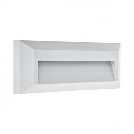Arte Illumina Απλίκα Τοίχου LED SLIM 2W IP65 220-240V 3CCT 230x80x27mm Λευκό PRO (145-52080)