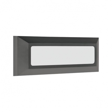 Arte Illumina Φωτιστικό Τοίχου SLIM LED 4W IP65 230V 3CCT 230X80mm Γραφίτης PRO (145-52073)