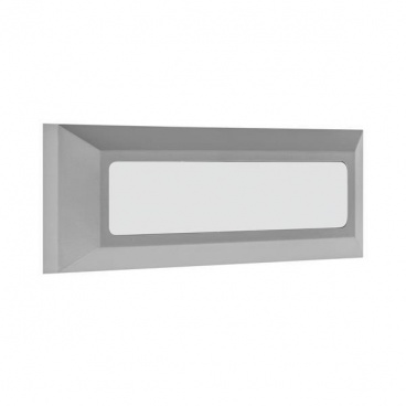 Arte Illumina Φωτιστικό Τοίχου SLIM LED 4W IP65 230V 3CCT 230x80mm Γκρι PRO (145-52072)