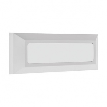 Arte Illumina Φωτιστικό Τοίχου SLIM LED 4W IP65 230V 3CCT 230x80mm Λευκό PRO (145-52070)