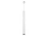 Arte Illumina Φωτιστικό Κρεμαστό Κύλινδρος GU10 1M Φ65x400 Λευκό ANNULAR (145-25502)