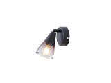 Arte Illumina Σποτ Μεταλλικό με SMOKY Γυαλί 1XxE14 D80xH165mm CLASSY (145-25270)
