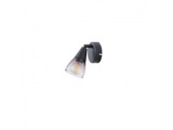 Arte Illumina Σποτ Μεταλλικό με SMOKY Γυαλί 1XxE14 D80xH165mm CLASSY (145-25270)