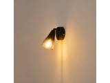 Arte Illumina Σποτ Μεταλλικό με SMOKY Γυαλί 1XxE14 D80xH165mm CLASSY (145-25270)