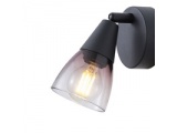 Arte Illumina Σποτ Μεταλλικό με SMOKY Γυαλί 1XxE14 D80xH165mm CLASSY (145-25270)