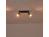 Arte Illumina Σποτ Αλουμινίου Γκρι Δίφωτο 2xGU10 250x80x120mm LUXY (145-25266)