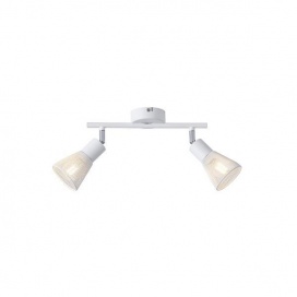 Arte Illumina Σποτ Λευκό με Δίχτυ 2xE14 255x80x145mm MESHY (145-25259)