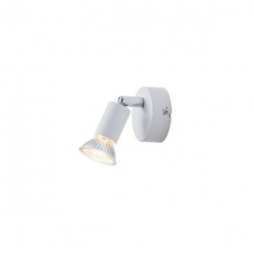 Arte Illumina Σποτ Κινητό Μεταλλικό Max 7W Λευκό 1xGU10 D70xH105mm VORRAS (145-25239)
