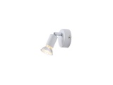 Arte Illumina Σποτ Κινητό Μεταλλικό Max 7W Λευκό 1xGU10 D70xH105mm VORRAS (145-25239)