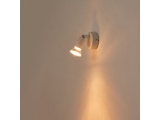 Arte Illumina Σποτ Κινητό Μεταλλικό Max 7W Λευκό 1xGU10 D70xH105mm VORRAS (145-25239)