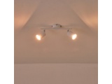 Arte Illumina Σποτ Μεταλλικό Δίφωτο Λευκό 2xGU10 Max 7W 300x80x155mm OLYMP (145-25227)